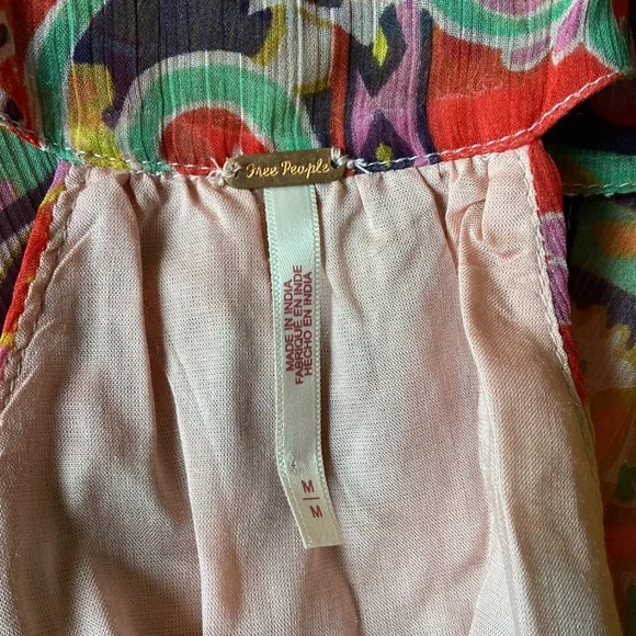 Free People Colorful Paisley Halter Blouse - Picture 10 of 11